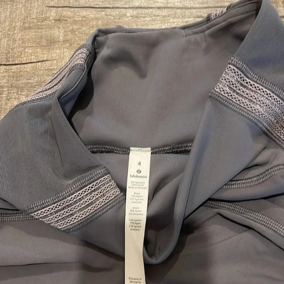Lululemon Power Lines Pant *28" - Titanium / Dark Chrome - Size 4 - Picture 9 of 12